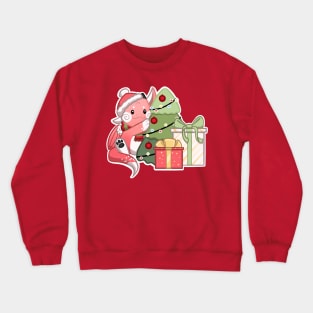 Dragon and Christmas tree Crewneck Sweatshirt